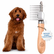 We Love Doodles face du peigne montrant le design durable et ergonomique