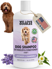 We Love Doodles flacon avant avec parfum lavande, facilite bain apaisant