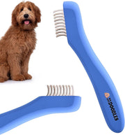 We Love Doodles vue avant du peigne montrant les 9 lames pour un démêlage efficace