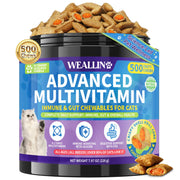 WEALLIN pot avant montrant 500 friandises, pratique pour ration quotidienne
