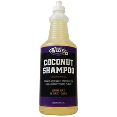 Weaver Livestock bouteille de shampooing noix de coco pour pelage propre et souple