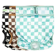 wegreeco couche face avant montrant design carreaux et protection visible