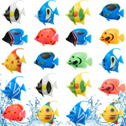 Weewooday emballage avant montrant lot de 20 poissons décoratifs, attrait visuel