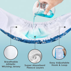 Wegreeco coussin absorbant intégré, absorption rapide sans fuite