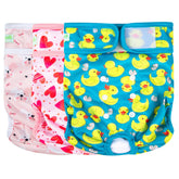wegreeco face du pack 3 couches motif canards, protection pratique