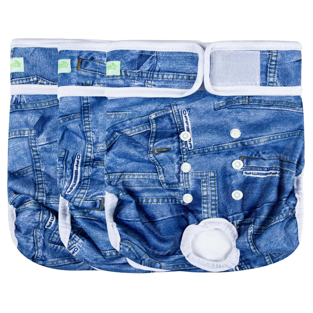 wegreeco face avant du lot blue jeans montrant style et protection