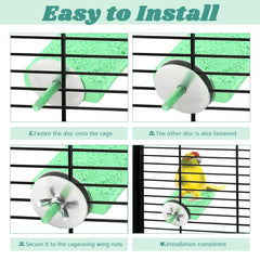 WeiLingBo installation sur barreaudage facile sans outils, fixation stable