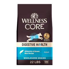 Wellness CORE sachet face montrant l'étiquette et bénéfice digestion
