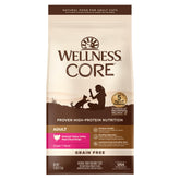 Wellness paquet face montrant la recette Turkey & Duck pour confiance