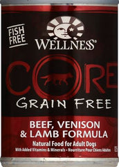 Wellness CORE pâté servi dans une assiette, favorise appétit du chien
