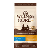 Wellness sac 5 lb montrant l'emballage et les caractéristiques nutritionnelles