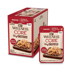 Wellness CORE sachet devant le paquet montrant facilité d'utilisation