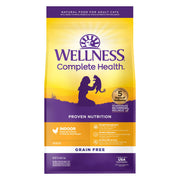 Wellness emballage avant poulet 11,5 lb montrant bénéfice nutritionnel complet