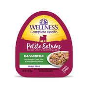 Wellness emballage de la Petite Entrées Casserole montrant l'étiquette et l'appétence
