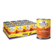 Wellness boîte face présentant la recette dinde et patate douce, appétence visible