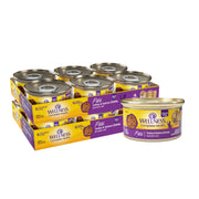 Wellness pâté dinde et saumon vue avant emballage bénéfice nutritionnel clair
