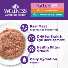 Wellness gros plan sur la texture pâté montrant la consistance appétissante et riche en protéines