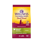 Wellness sac avant dinde et riz brun montrant ingrédients sains