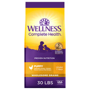 Wellness packaging avant montrant sac 30 lb et bénéfice conservation