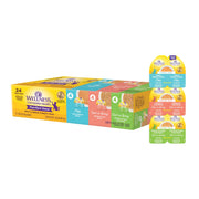 Wellness packaging vue frontale montre variété et praticité