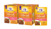 Wellness emballage avant montrant la recette au thon et ses bénéfices nutritionnels