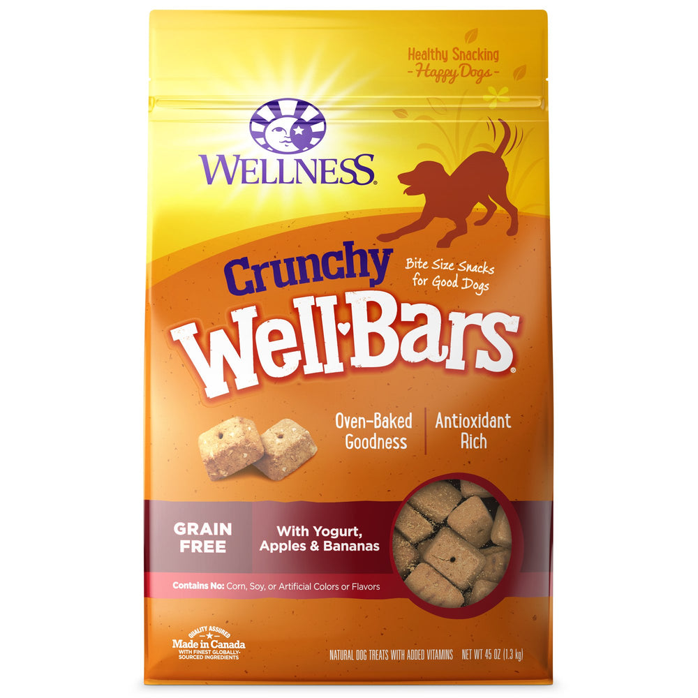 Wellness WellBars packaging avant montrant sac et étiquette claire pour choix informé
