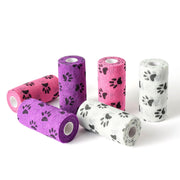 WePet emballage avant montrant 6 rouleaux et motif empreintes, pratique et hygiénique