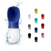 WePet bouteille face avant bleu marine, design compact et pratique