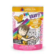 Weruva sachet face montrant le format pratique et l'appétence