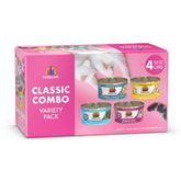 Weruva pack visage: assortiment quatre boîtes pratique pour varier les repas du chat