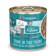Weruva Funk in the Trunk vue avant montrant la conserve et bénéfice saveur