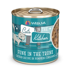 Weruva Funk in the Trunk vue avant montrant la conserve et bénéfice saveur