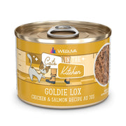 Weruva Goldie Lox empilage de boîtes montrant quantité pratique