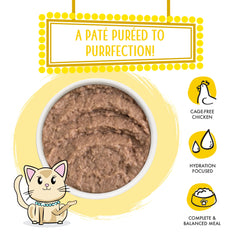 Weruva gros plan texture crémeuse pour mastication facilitée