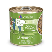 Weruva Lamburgini face de la boîte montrant le label et l'appétence