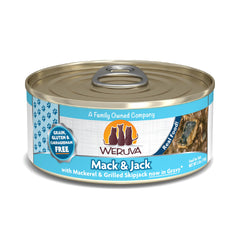 Weruva visage de la boîte montrant la recette et l’appétence