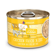 Weruva emballage avant Chicken Frick 'A Zee montrant le design et l’avantage qualitatif