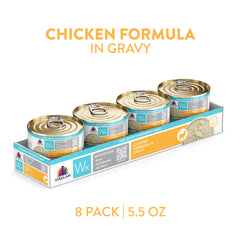 Weruva gros plan de la sauce gravy montrant texture appétissante