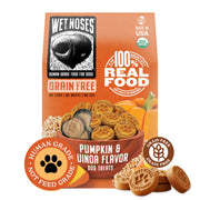 Wet Noses paquet devant montrant l'emballage bio et avantages sains