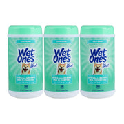 Wet Ones for Pets face avant de la boîte montrant format pratique