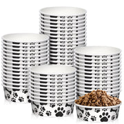 Whaline bol face avant noir et blanc, design attrayant pour repas rapide