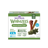 Whimzees emballage recto montrant le format value pack et bénéfice économie