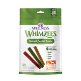 Whimzees paquet devant montrant le format grand et bénéfice hygiène