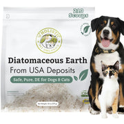 Wholistic Pet Organics face avant de l’emballage montrant l’étiquette et les informations produit
