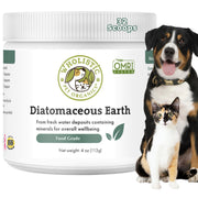 Wholistic Pet Organics emballage avant montrant pureté et promesse qualité