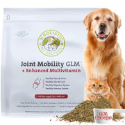 Wholistic Pet Organics emballage avant montrant le produit et l’usage pratique