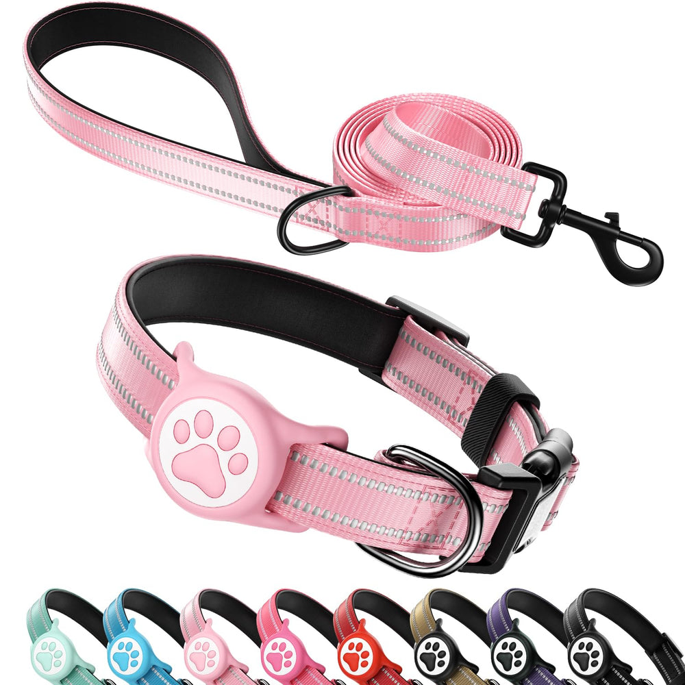 WhoseID collier rose face avant montrant confort et sécurité