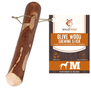 Wildfang bâtonnet bois d'olivier face emballage montrant produit naturel bénéfice durable