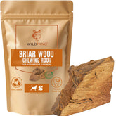 Wildfang emballage avant montrant racine bruyère durable et sûre