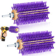 Willinglong vue avant de la brosse en pack, outil robuste pour toilettage